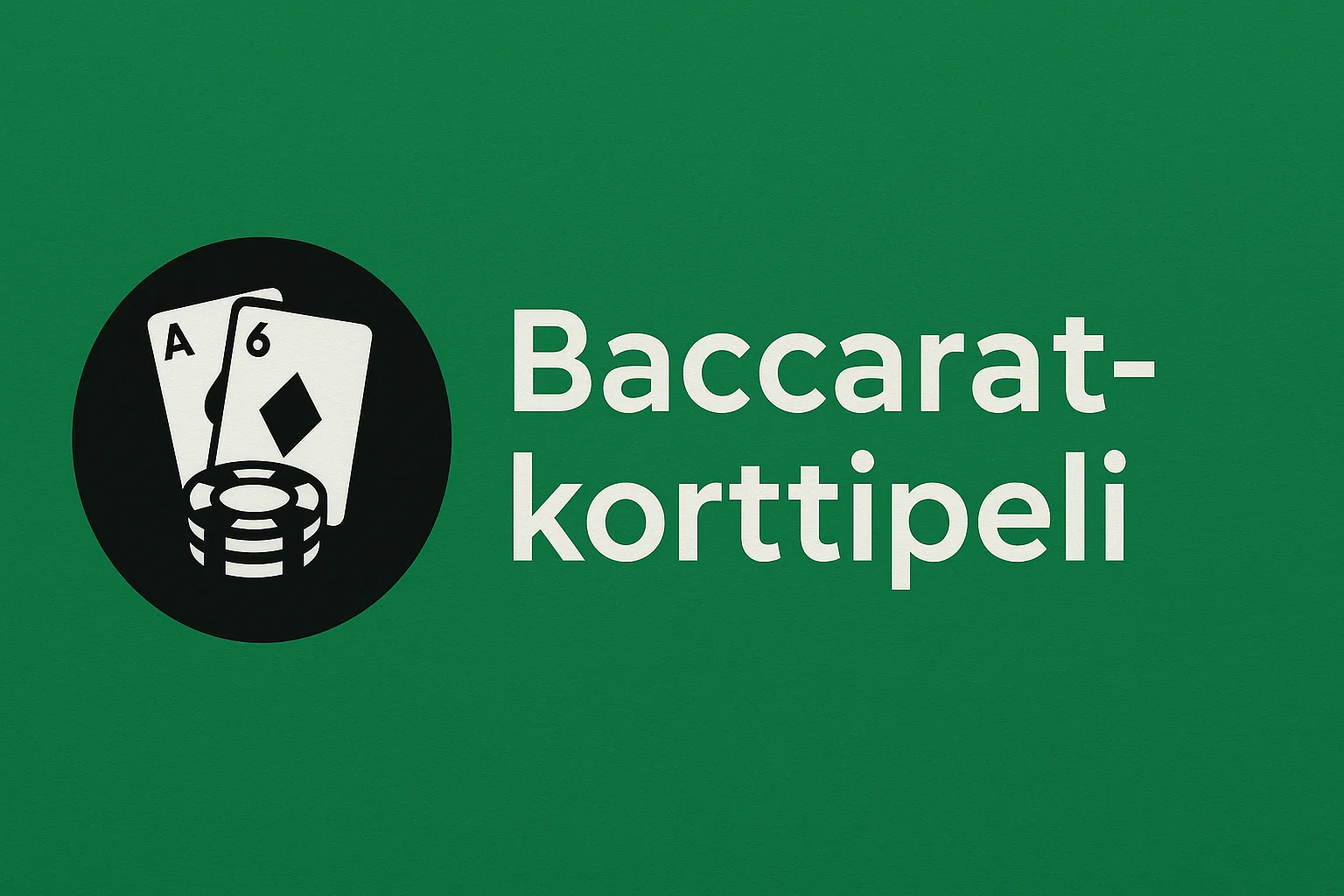 Baccarat-korttipeli